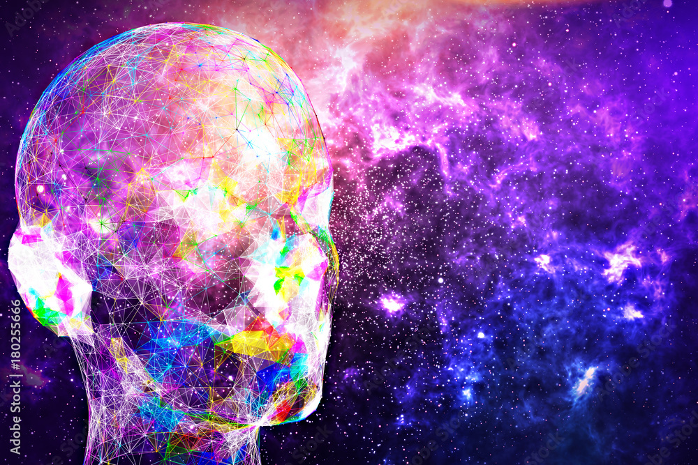 Canvas Prints artificial intelligence and creativity concept