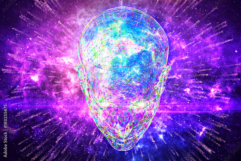 Poster artificial intelligence and innovation concept