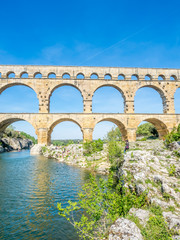 Fototapeta premium Pont du Gard in Nimes, France