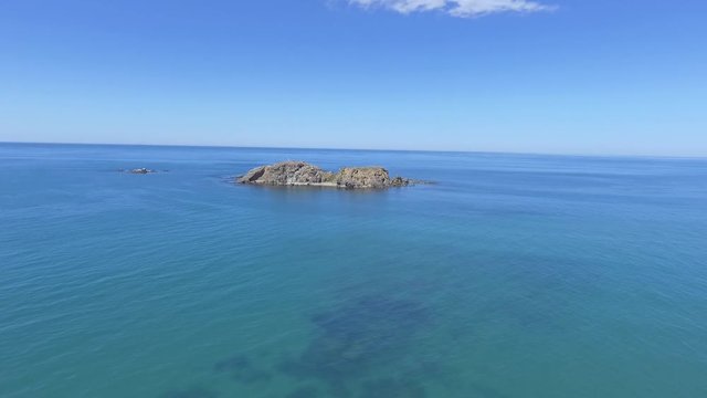 istanbul beykoz riva beach island drone aerial video