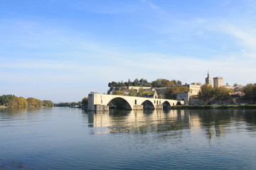 Avignon, cité des papes dans le Vaucluse, France
