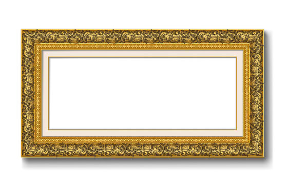 Gold Vintage Picture Frame 