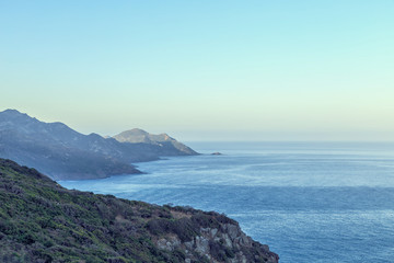 Seascape in the early morning.