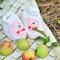 Pink baby girl shoes