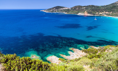 Coastal landscape of South Corsica