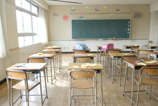 Empty classroom