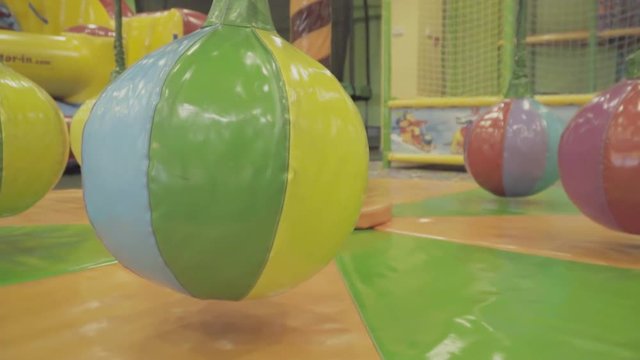 round balls from children's carousel