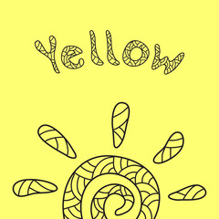 Yellow Color Sun