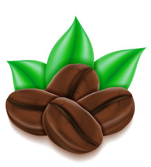 coffee grain stock vector illustration