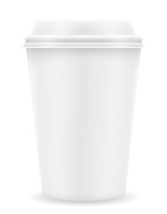 paper cup for coffee stock vector illustration