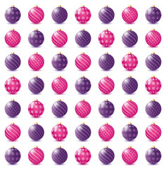 Papier peint boules de Noël-2