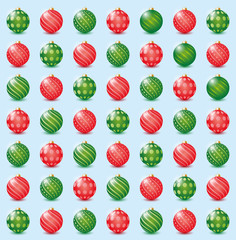 Fototapeta premium Papier peint boules de Noël-3