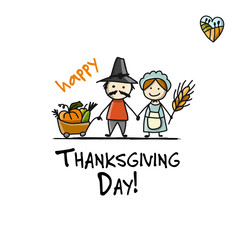 Thanksgiving day, fermers with harvest, sketch for your design