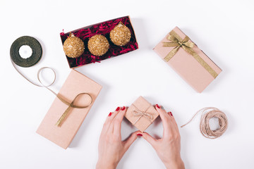 Women's hand made Christmas decorations