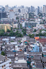 Fototapeta na wymiar 10 November, 2017: City buildings at Ekamai Bangkok Thailand