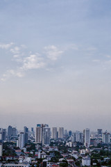 10 November, 2017: City buildings at Ekamai Bangkok Thailand