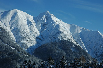 Winter mountains. Tyrol, Austria
