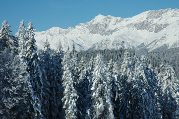 Winter mountains. Tyrol, Austria