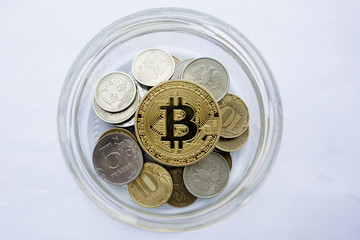 bitcoin to buy a large house for one family in the Bank