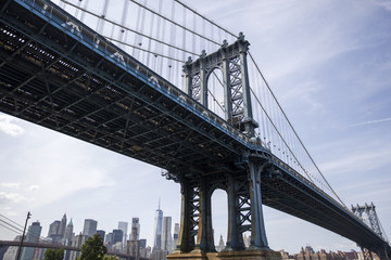 Fototapeta na wymiar Manhattan Bridge in New York City