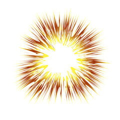 Explode Flash, Cartoon Explosion, Star Burst