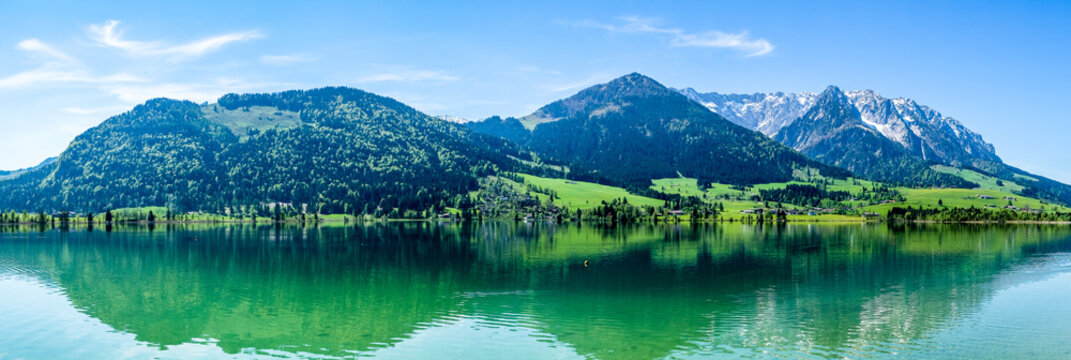 walchsee lake in austria