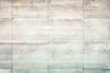 Sheet music without notes, background texture