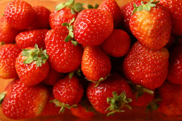 Strawberries background