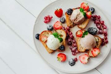 tasty and beautiful dessert