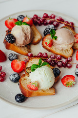 tasty and beautiful dessert