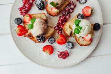 tasty and beautiful dessert