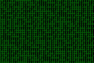 Abstract Technology Binary code Background.