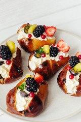 tasty and beautiful dessert