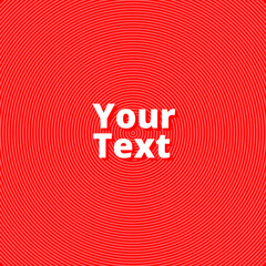Red background of lines and waves. Minimal Vector covers design. Colorful halftone gradient. Poster and postcard template.