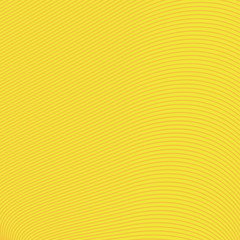 Yellow background of lines and waves. Minimal Vector covers design. Colorful halftone gradient. Poster and postcard template.