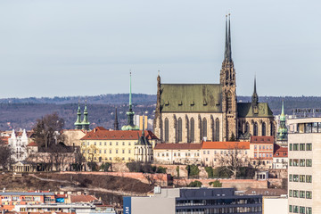 Fototapeta na wymiar Cathedral of St Peter and Paul-Brno,Czech Republic