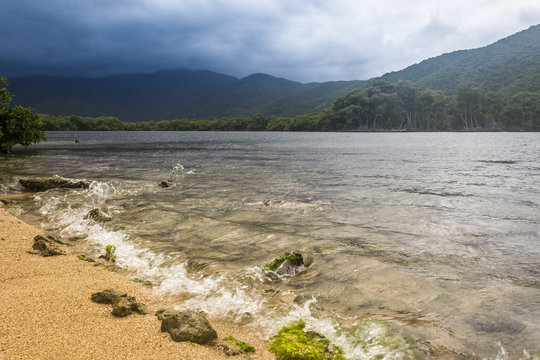 Lagoon next to Patanemo Bay, Venezuela