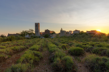 Obraz premium Sveti Lovreč - Dorf in Kroatien