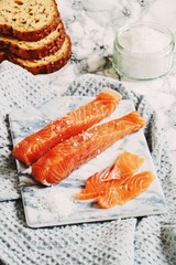 Freshly Salted Salmon