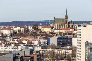 Fototapeta na wymiar Cathedral of St Peter and Paul-Brno,Czech Republic