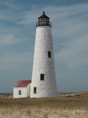 Fototapeta na wymiar Great Point Light Nantucket Island