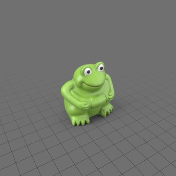 Frog bath toy