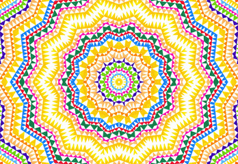 Abstract colorful triangles pattern