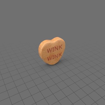 Wink wink heart candy