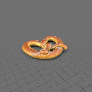 Large salted pretzel 1