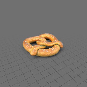 Large salted pretzel 2