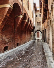 General view of the downtown streets Bologna italy © arbalest