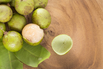 Mamoncillo delicious tropical fruit - Melicoccus bijugatus