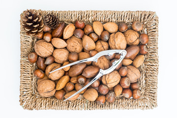 A selection of various nuts for consumption