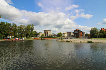 Obraz premium Centro de Wroclaw, Polonia